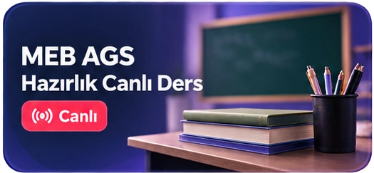 MEB AGS Hazırlık Canlı Ders