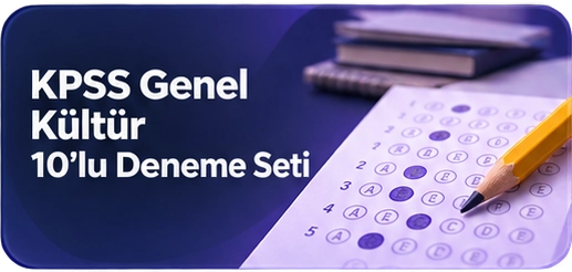 KPSS Genel Kültür 10'lu Deneme Seti